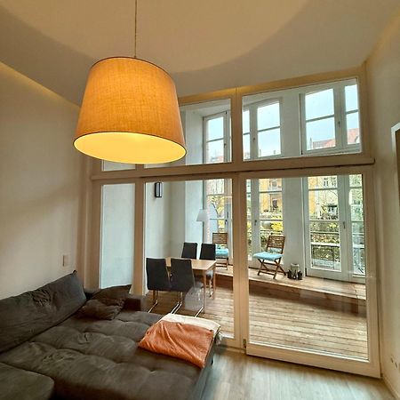 Relax-Wohnung Mit Balkon Ueber Die Weisse Elster Leipzig Eksteriør billede