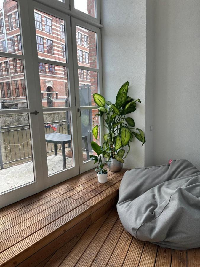 Relax-Wohnung Mit Balkon Ueber Die Weisse Elster Leipzig Eksteriør billede