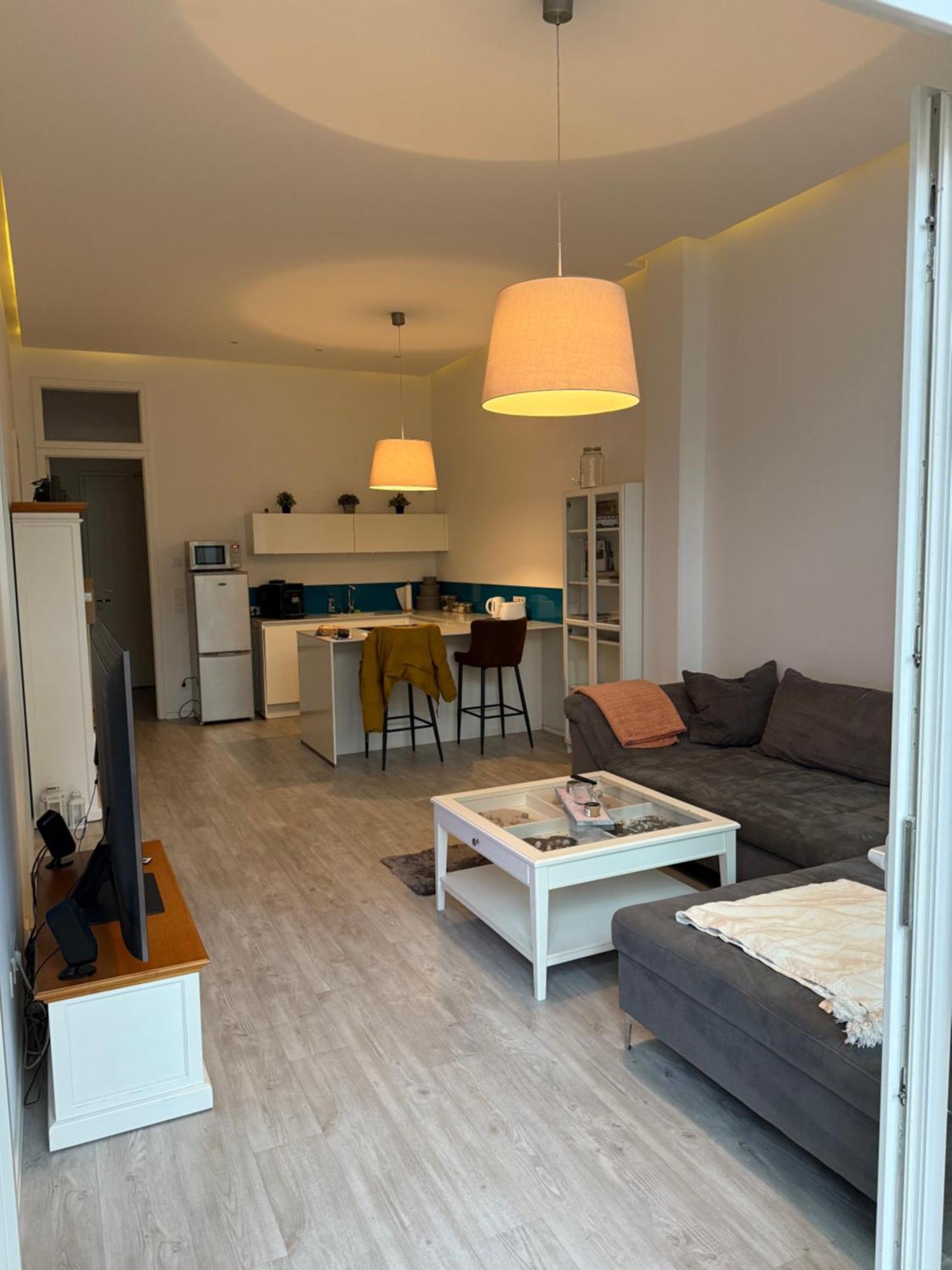 Relax-Wohnung Mit Balkon Ueber Die Weisse Elster Leipzig Eksteriør billede